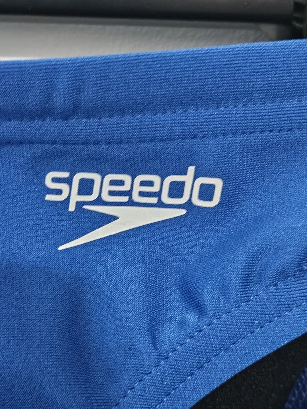 Speedo Endurance Size 28 Boys Mens Royal Blue Swim Trunks with Elastic Drawstrin